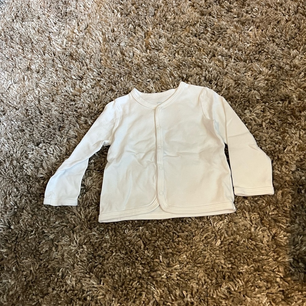 Primary white infant top‎